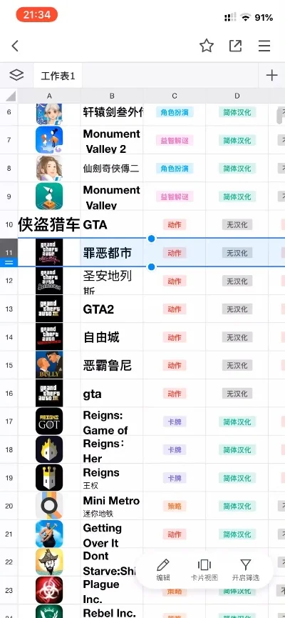 苹果外区手游排行榜-全球热门苹果手游排行