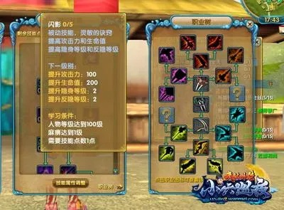 武林外传暗影加点图-暗影角色加点详解